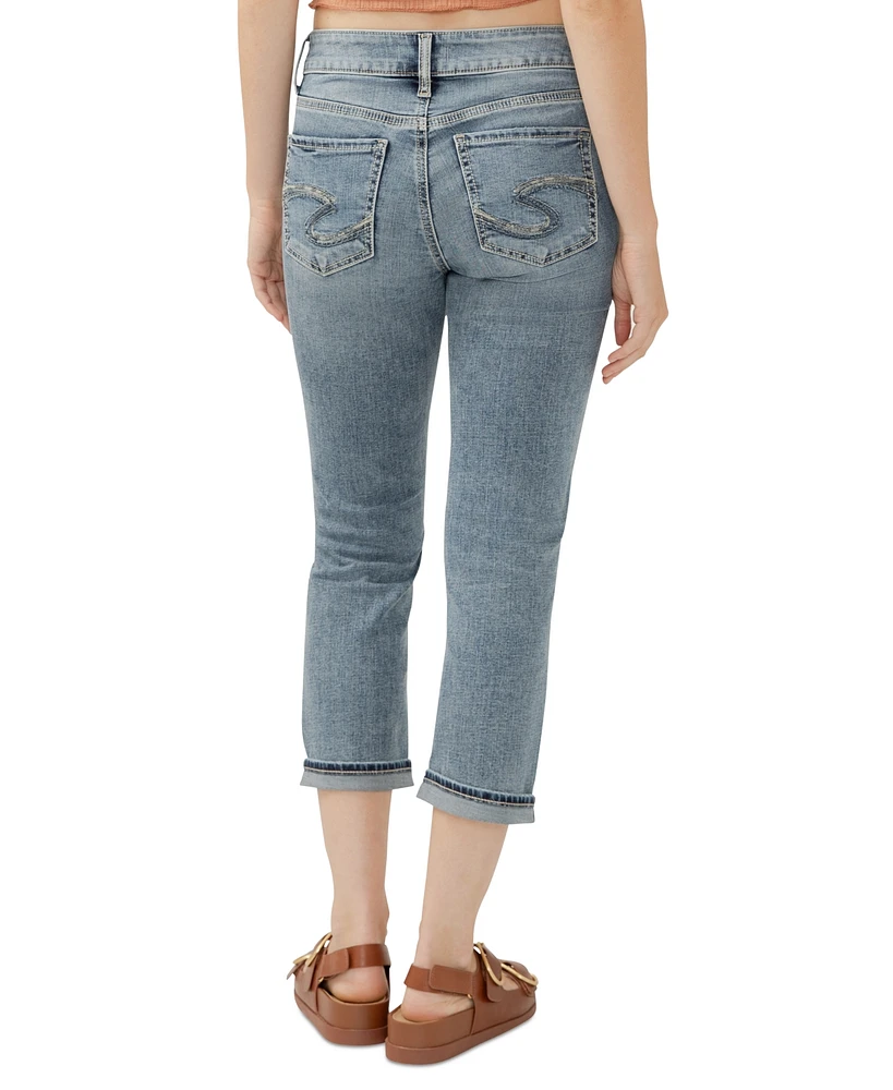 Silver Jeans Co. Women's Suki Mid-Rise Capri