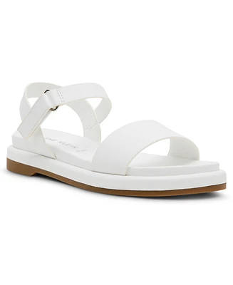 Anne Klein Women's Elani Round Toe Footbed Sandals