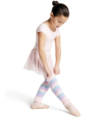 Capezio Girls Harmonie 12" Striped Pamper Legwarmer