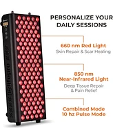 LifePro Red Light Therapy Panel for Face and Body – Near Infrared Light Device for Relaxation and Wellness, Portable and Stable Design