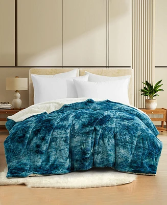 Unikome Velvet Sherpa Reversible Comforter, King