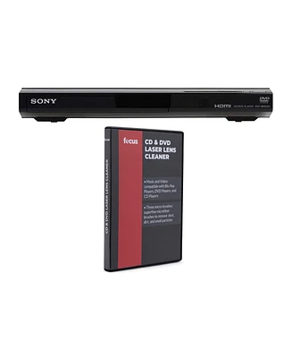 Sony Dvp-SR510H 1080p Upscaling Dvd Player with Cd/Dvd Lens Cleaner