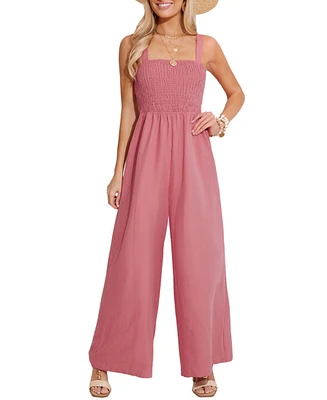 Cupshe Women's Square Neck Wide Leg Jumpsuit