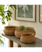 Seagrass Loop Baskets Set of 3
