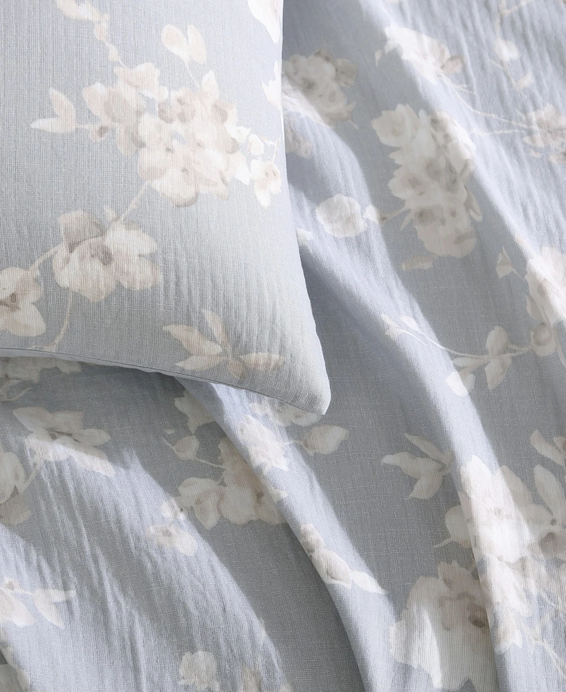 Closeout! Calvin Klein Eternity Floral Cotton Gauze 3-Pc. Comforter Set