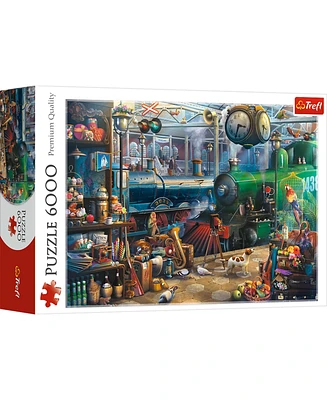 Trefl Red 6000 Piece Puzzle - Train Station