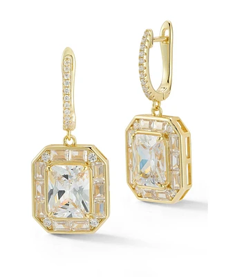 Rachel Zoe Sterling Silver Glitzy Charm Earrings