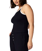 Gap Women's Striped Halter-Neck Sleeveless Pajama Top