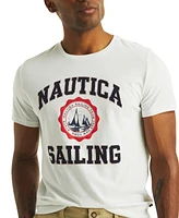 Nautica Men's Classic-Fit Sailing Logo Graphic T-Shirt