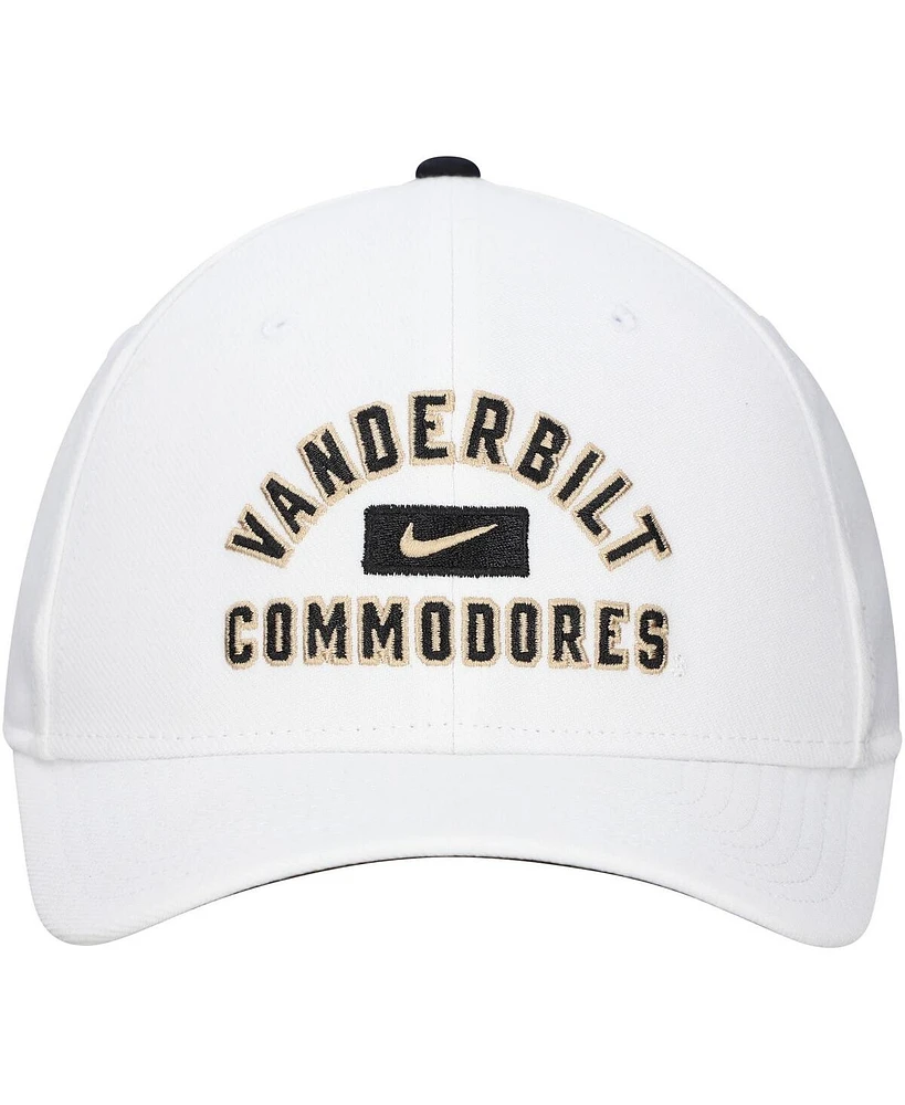 Nike Men's White Vanderbilt Commodores Rise Flex Hat