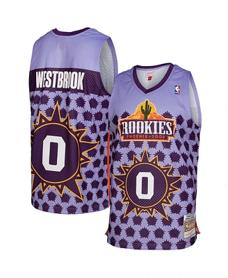 Mitchell & Ness Men's Russell Westbrook Purple 2009 Rising Stars Swingman Jersey