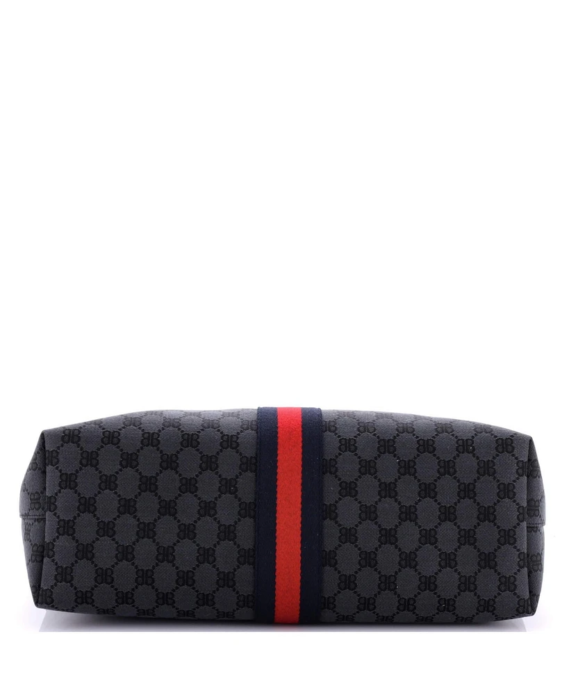 Pre-Owned Balenciaga Medium x Gucci The Hacker Project Tote Bb Canvas