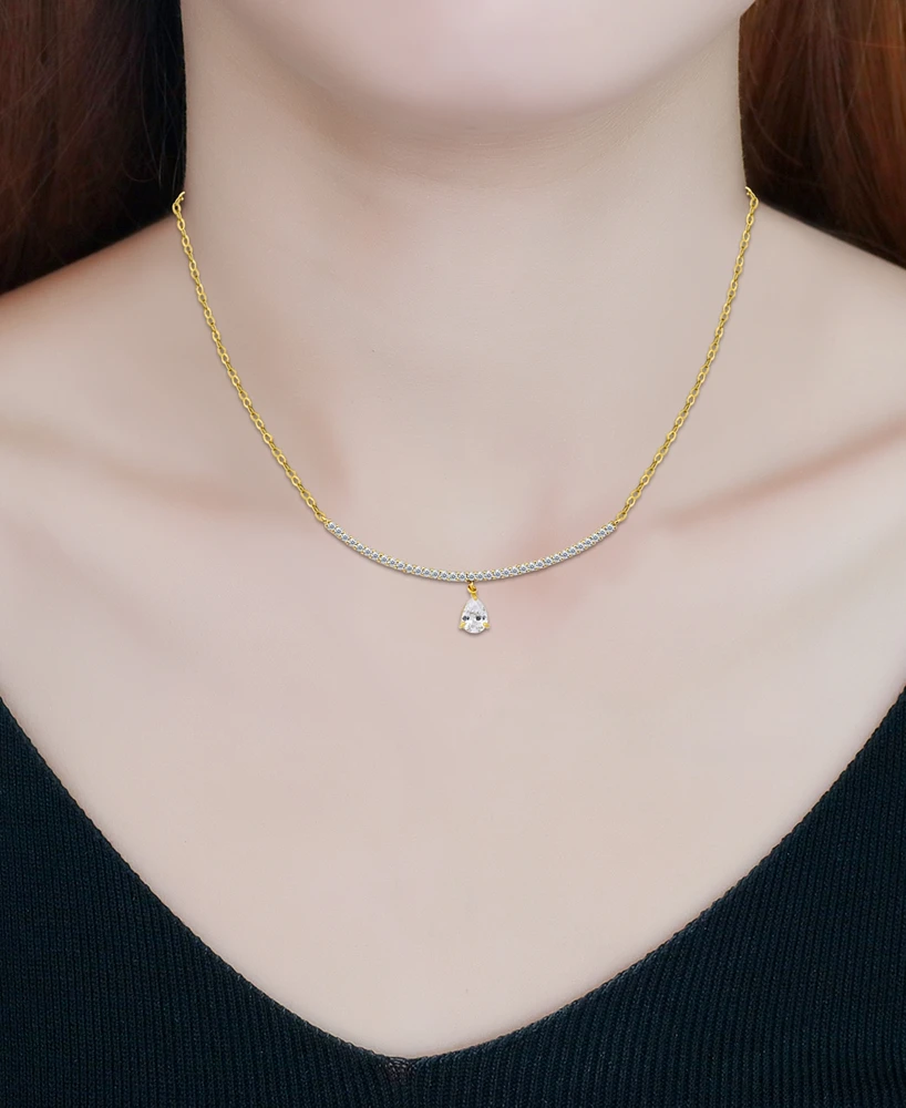 Giani Bernini Cubic Zirconia Pendant Necklace (1-7/8 ct. t.w.) Sterling Silver, 16" + 2" extender