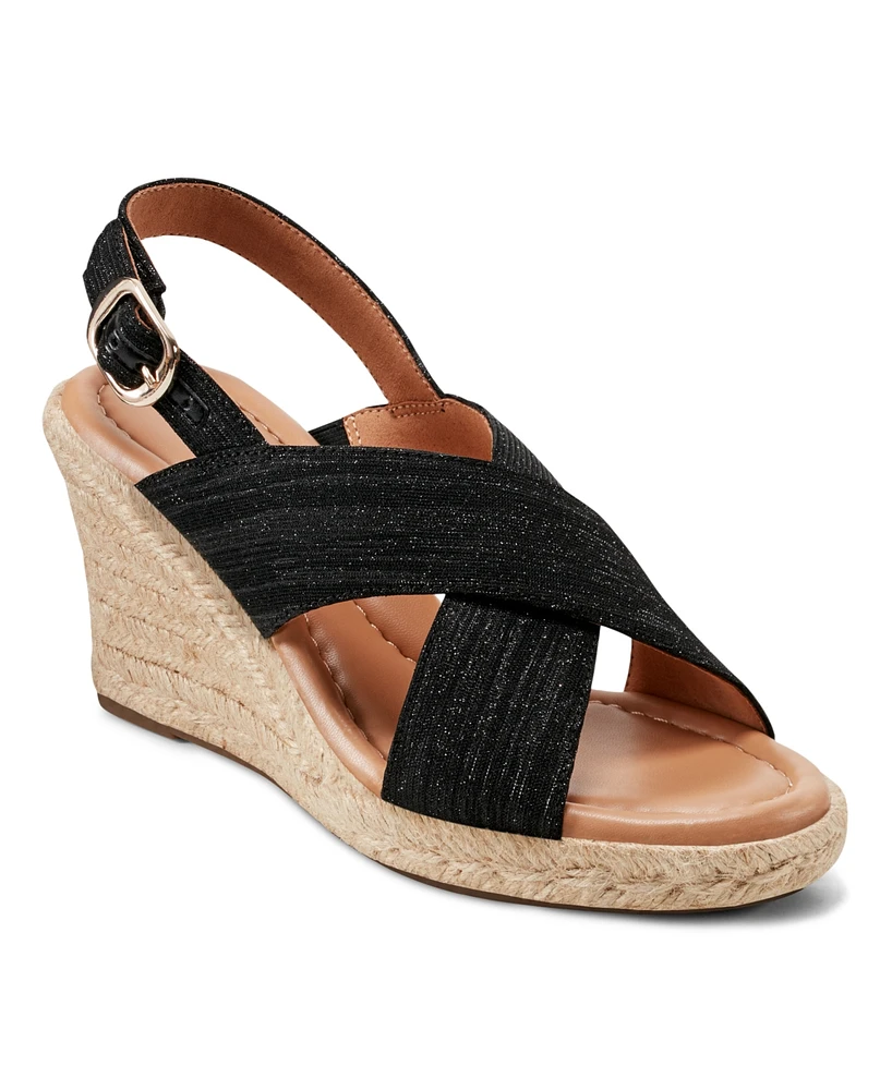 Easy Spirit Women's Ariane Espadrille Wedge Sandals