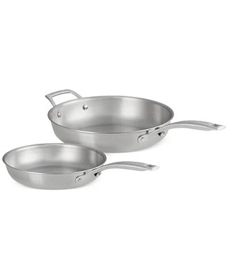 Le Creuset Essentials Stainless Steel 2-Pc. Frypan Set