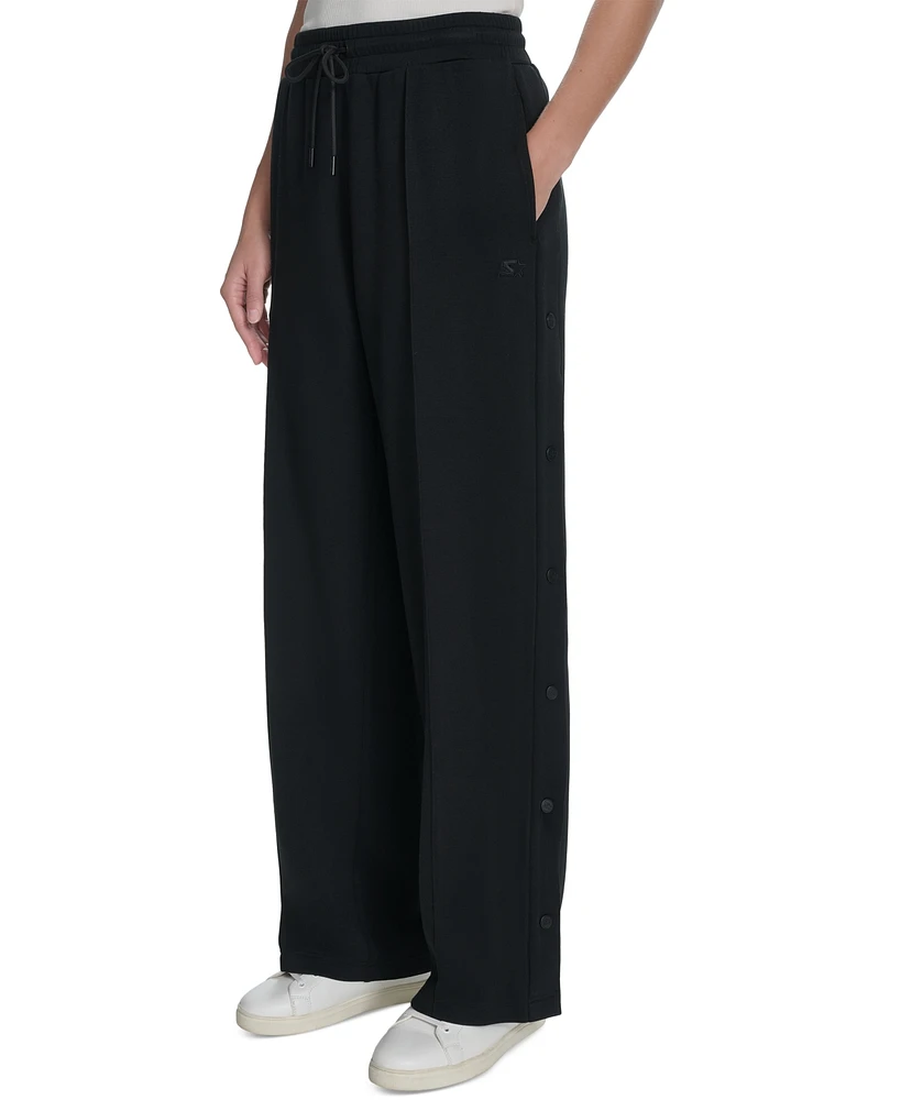 Starter Women's Scuba Stretch Snap-Off Track Pants