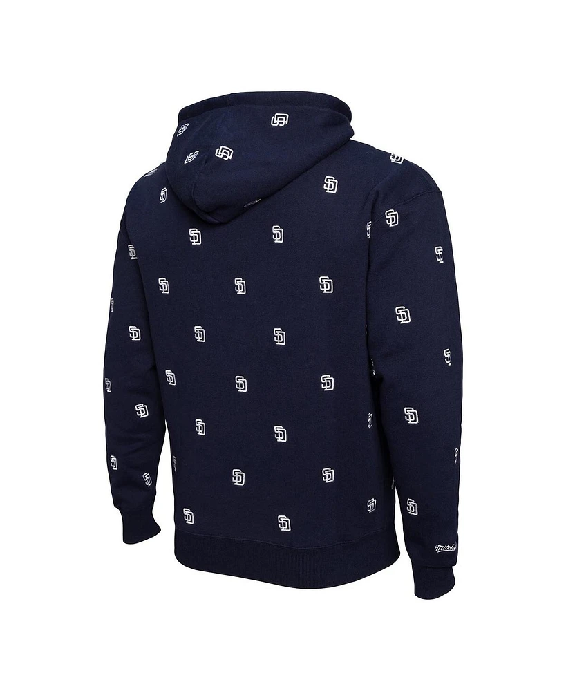 Mitchell & Ness Men's Blue San Diego Padres Repeat Pullover Hoodie