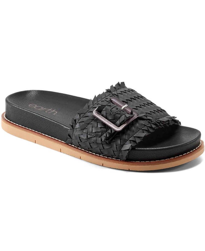 Earth Women's Fontane Woven Flat Sandals