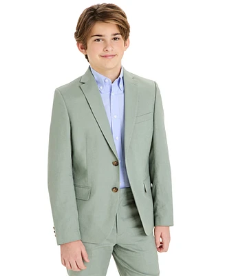 B By Brooks Brothers Linen-Blend Big Boys Classic Fit Suit Jacket