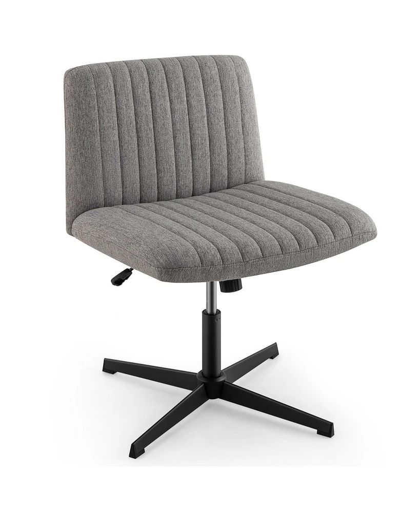 Criss-Cross Legged Chair Stylish and Stable Seating Without Wheels