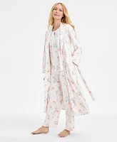 Charter Club Women's Cotton Printed Robe, Exclusively at Macy's