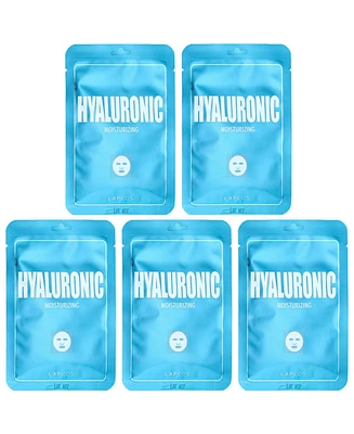 Lapcos Hyaluronic Moisturizing Beauty Sheet Mask Set 5 Sheets