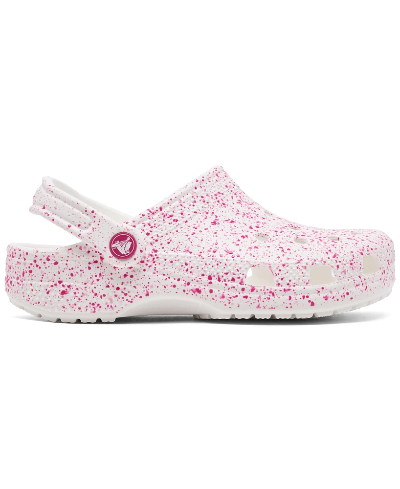 Crocs Big Kids Classic Splatter Paint Clogs from Finish Line