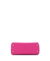 Pre-Owned Hermes Kelly 25 Handbag Pink Swift with Palladium Hardware