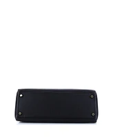 Pre-Owned Hermes Kelly 32 Handbag Clemence with Gold Hardware