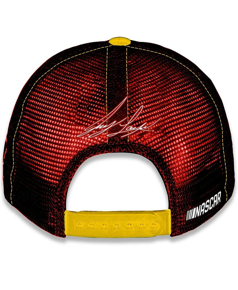 Team Penske Men's Checkered Flag Sports Yellow Joey Logano 2024 Nascar Cup Series Champion Patch Adjustable Hat