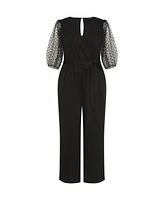 Plus Size Asher 3/4 Jumpsuit