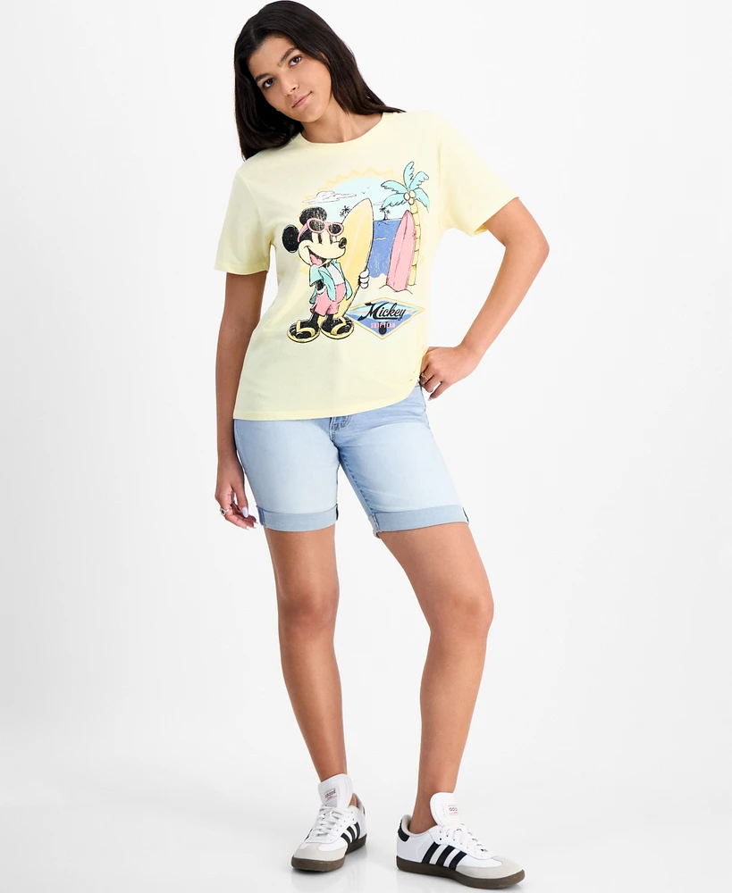 Disney Juniors' Surfing Mickey T-Shirt