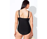 Swimsuits for All Women's V-Neck One Piece Swimsuit