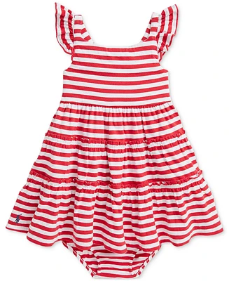 Polo Ralph Lauren Baby Girls Ruffled Jersey Dress