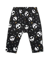Nightmare Before Christmas Baby Boys Disney Fleece Pullover Hoodie Bodysuit and Pants 3 Piece Outfit Set