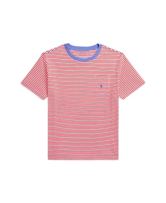 Polo Ralph Lauren Big Boys Striped Jersey Pocket T-Shirt