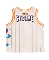 Sesame Street Toddler Boys Mesh Jersey Athletic Tank Top and Basketball Shorts Outfit Set