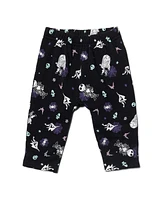 Nightmare Before Christmas Baby Boys Disney Fleece Pullover Hoodie Bodysuit and Pants 3 Piece Outfit Set