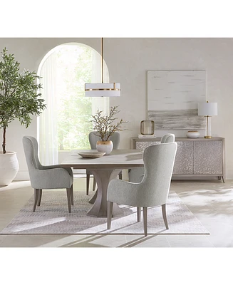 Cornelia 5-Pc. Dining Set (Rectangular Table & 4 Tufted Arm Chairs)