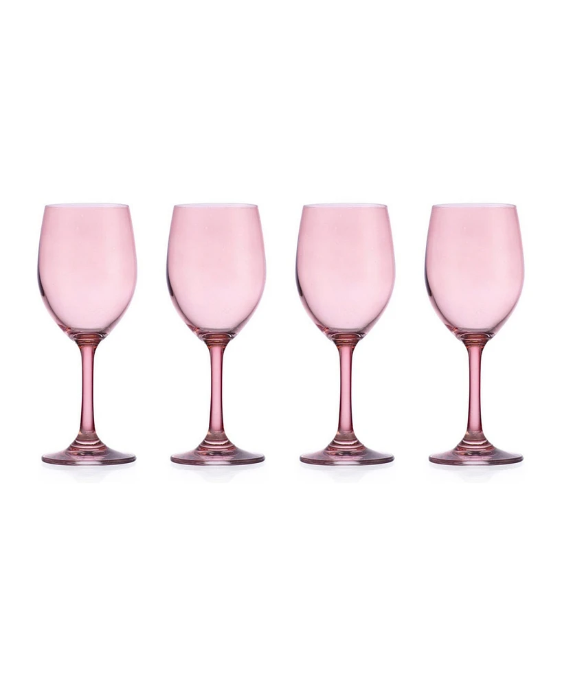 Godinger Veneto Ballet White Wine Glasses, Set of 4