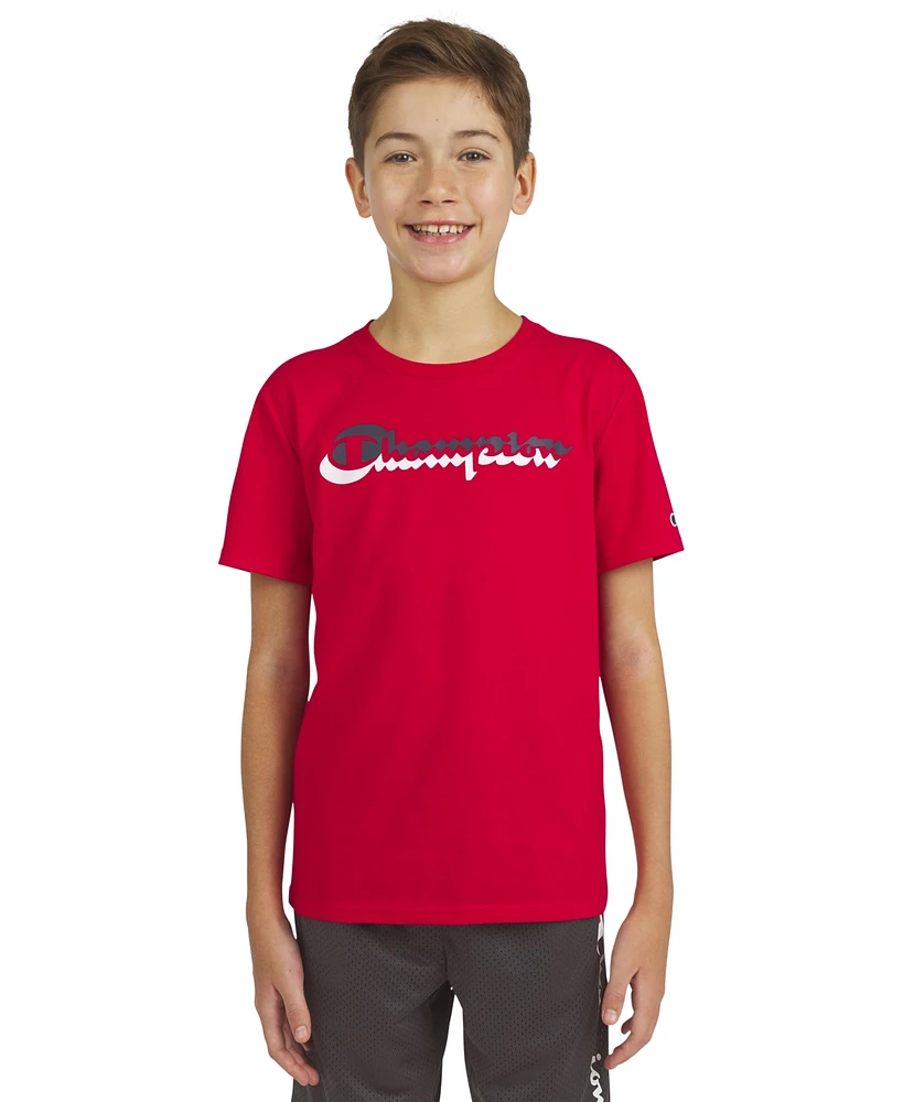Champion Big Boys Short-Sleeve Graphic T-Shirt
