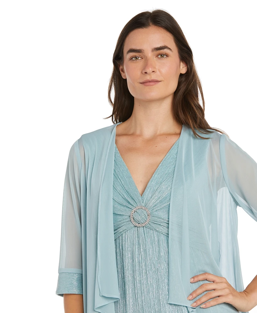 R & M Richards Women's 2-Pc. Jacket Gown Set