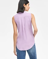 I.n.c. International Concepts Women's V-Neck Sleeveless Top, Exclusively at Macy's