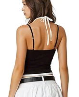Edikted Women's Roya Layered Halter Tank Top