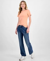 Hugo Women's Embroidered Logo Short-Sleeve T-Shirt