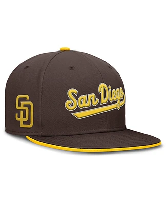 Nike Men's Brown San Diego Padres True Performance Fitted Hat