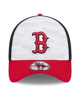 New Era Men's Navy/Red Boston Red Sox 2025 Mlb Clubhouse 39THIRTY Flex Hat