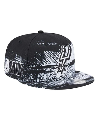 New Era Black San Antonio Spurs Tip-Off 9FIFTY Snapback Hat