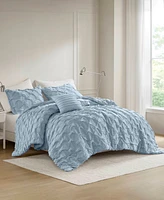510 Design Bailey Diamond Pucker Woven -Pc. Comforter Set