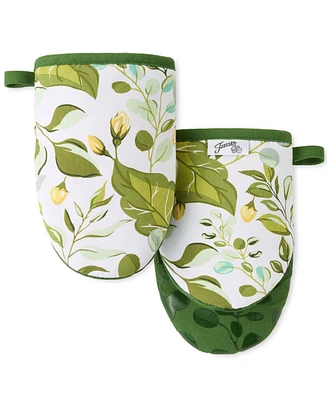 Fiesta Luscious Forest Mini Cotton Oven Mitt Set of 2, 5.5" x 8"